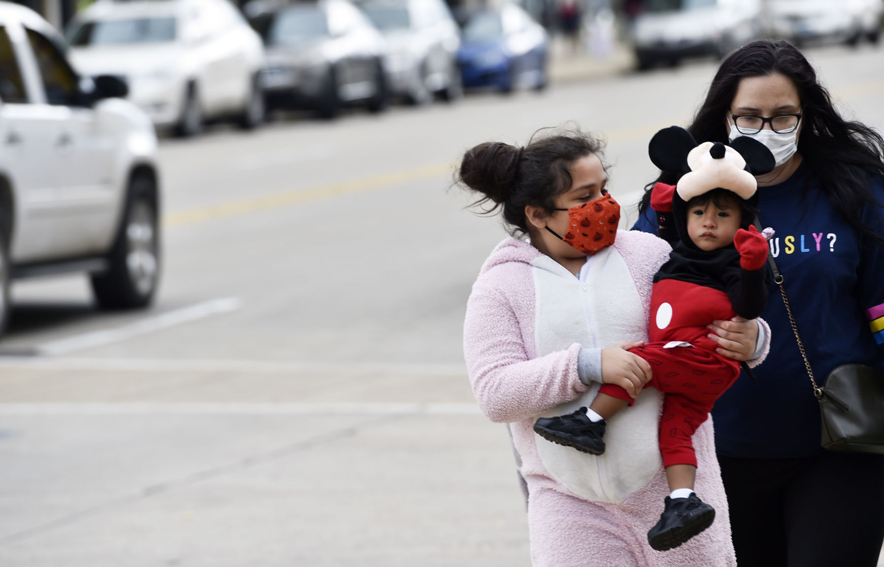 Mickey Mouse goes trick or treating for the first time